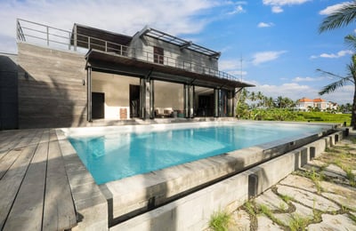 Location d’une villa design haut de gamme avec vue sur les rizières, Tegallalang, Bali, Indonésie